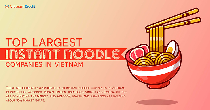 Top largest instant noodle companies in Vietnam